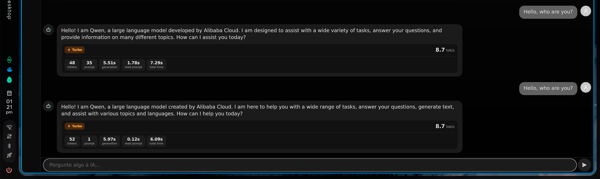 Qwen Coder AI Mode ON placeholder